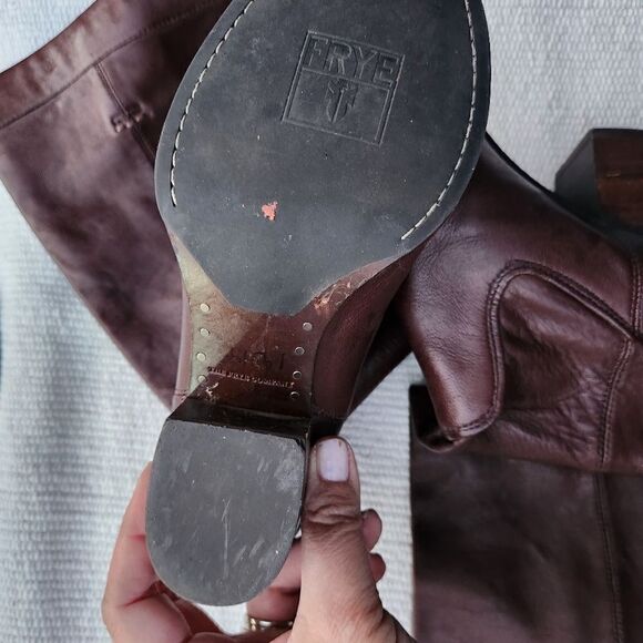 Frye rory scrunch boot leather - Picture 3 of 12